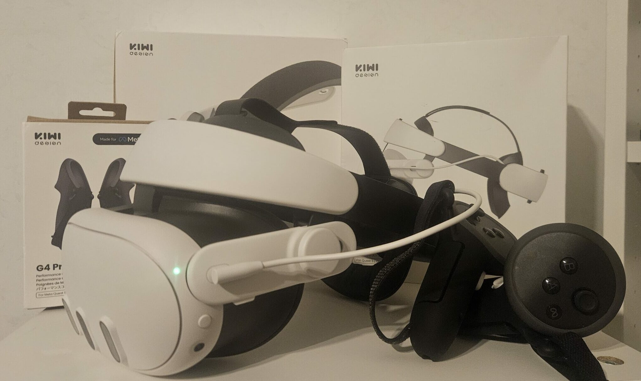 Accessori Kiwi Design per Quest 3 e 3s: G4 Pro, H4 Boost, K4